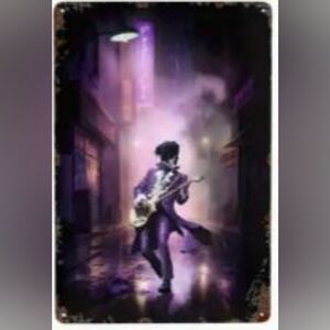 Boutique Prince The Artist Tin Sign 💜